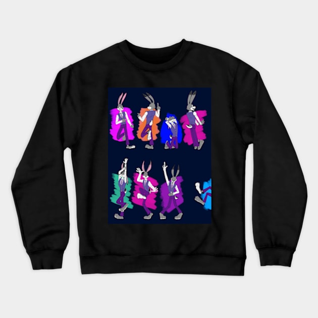 Strut! Crewneck Sweatshirt by Dapper Rabbit